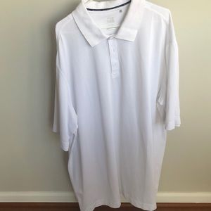 Cutter & Buck CB Dry Tec short sleeve white shirt